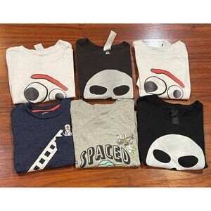 DISNEY LOT OF 6 SHIRTS T3